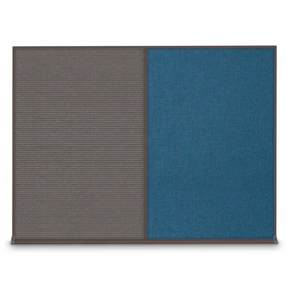 Double Door Radius Plus Corkboard, 60"X